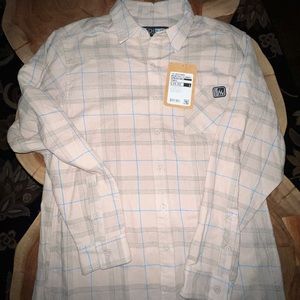 Fintech Men’s Large Woodman Flannel Humus color